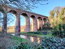 Eynsford Viaduct Crossing the Darent Valley near Sevenoaks, Kent
