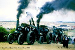Great Dorset Steam Fair, Tarrant Hinton, Dorset 1990 Wallpaper