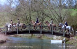 Beaufort Hunt, Easton Grey, Wiltshire 1999 Wallpaper