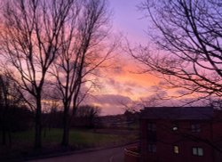 Royton Sunset 1st Feb 2022