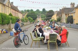 H.M The Queens Jubilee Street Party, Badminton, Gloucestershire 2022 Wallpaper