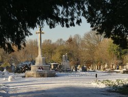 The Cross of Sacrifice in Ladywell Cemetery Wallpaper