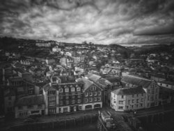 Mevagissey from above Wallpaper
