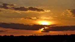 March Sunset Cudworth Wallpaper