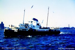 Ferry, River Mersey, Liverpool 1970