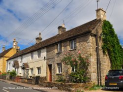 Cottages, The Street, Acton Turville, Gloucestershire 2019 Wallpaper