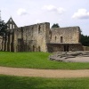 The Abbey Ruins at the town of Battle in Sussex