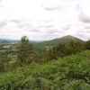 Walking the Malvern Hills. The Worcestershire Beacon in the background