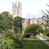 A view inside the Botanic Gardens of Oxford