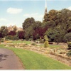 Castle Gardens with spire of St Mary de Castro Church