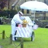 Icecream man at Snowshill village green