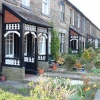 Cottage gardens on Bolton Road, Edgworth