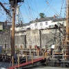 Sailing Ship Kaskelot in Charlestown Dock