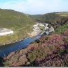 View inland of Boscastle from Harbour enrance