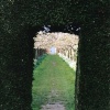 A hedge door at Penshurst Place and Gardens. Spring, 1999