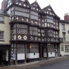 The Feathers Hotel in The Bullring, built in 1619.