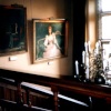 The staircase inside Beaulieu Palace showing a painting