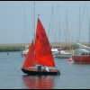A young couple practice the art of sailing at Christchurch