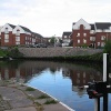 This is the canal basin of the Leeds to Liverpool canal in Blackburn