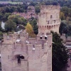 View of surrounding countryside from the castle walls
