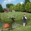 Fishing pond at Withernwick near Beverley, East yorkshire