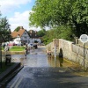 The Ford through the village