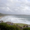 A picture of Woolacombe Bay when the tide is fully in. Taken July 2004