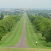 The Long Walk: View of the Long Walk (c. 5 km) and Windsor from Snow Hill