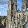 York Minster - Looking across the exterior of the 'Nave' from the 'South Transept'