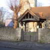 The entrance to St Mary's Church in Wheatley, Oxfordshire