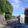 The town of Arundel, West Sussex, looking down the main street.