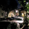 A quiet South Kensington street on a summer night