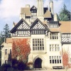 View of Cragside House from the rear courtyard