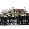 2001 Brighton. The old West Pier which recently burned