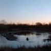 Panarama of Pennington Flash, wildlife reserve.