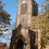 Entrance to Leigh Parish Church