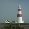 Lighthouse & 'Tombstone' markers