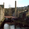 Mills on the riverside Hebden Bridge