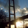 Winter Sunset under the Humber Bridge
