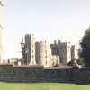 Another view of Windsor Castle from the visitor entrance.