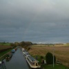 Rainbow over the canal