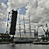 The Lord Nelson, Entering Birkenhead Docks during Mersey River Festival, 2004