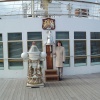 The ships bell on Britannia at Leith