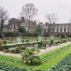 The gardens at the back of Kensington Palace London