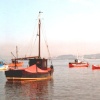 Fishing Boats on the Bay at Morecambe, Lancashire