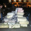 Suitcases sculpture at Hope Street, Liverpool