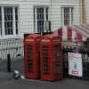 World famous red phone booths