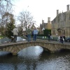Bridge at Bourton on the Water in the Cotswolds
