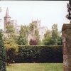 Dunfermline Abbey , Church and Palace ruins viewed from Pittencrief Park known locally as The Glen.