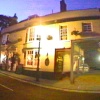 The Saffron Hotel, formerly an Edwardian coaching inn with courtyard.  Saffron Walden, Essex.